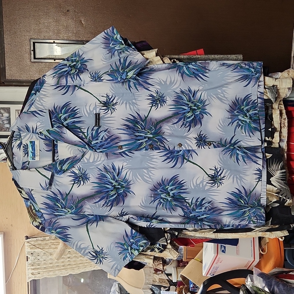 Excellent of Hawaii Hawaiian Button Down Short Sleeve Shirt Size L